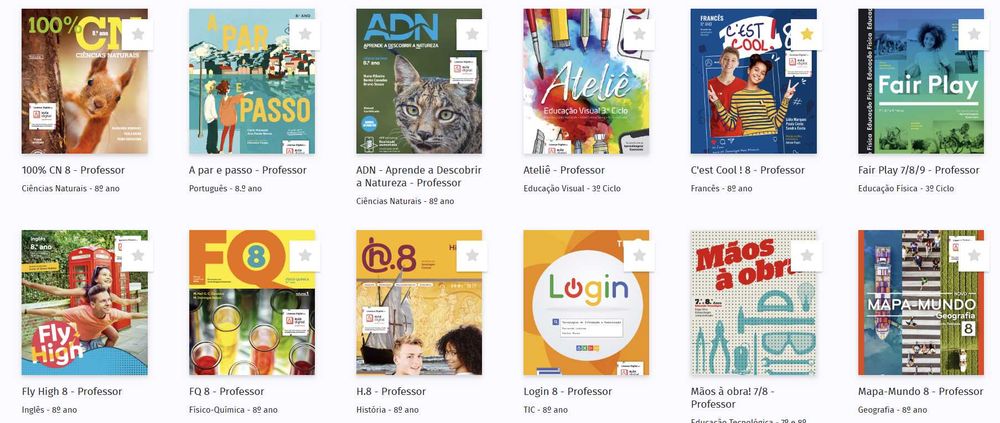 Recursos manuais 8ºano