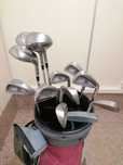 Conjunto de tacos de golfe com saco