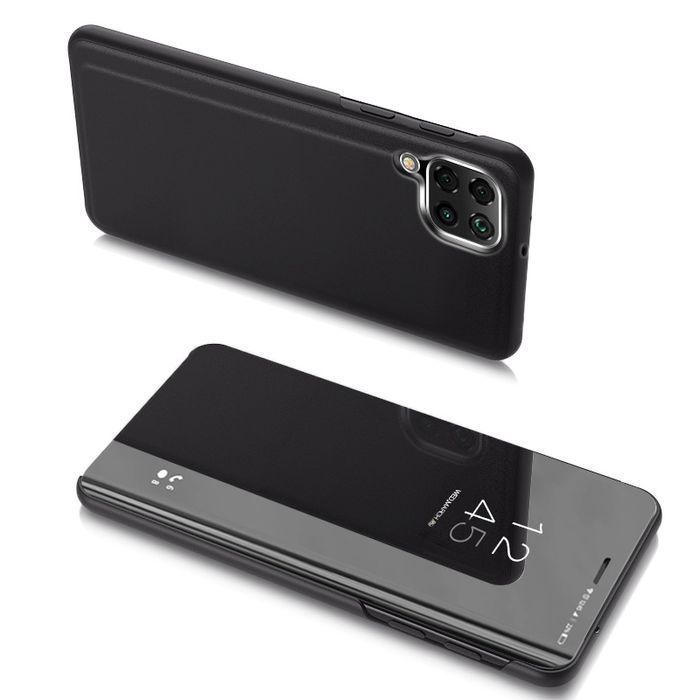 Clear View Case Futerał Etui Z Klapką Samsung Galaxy M53 5G Czarny