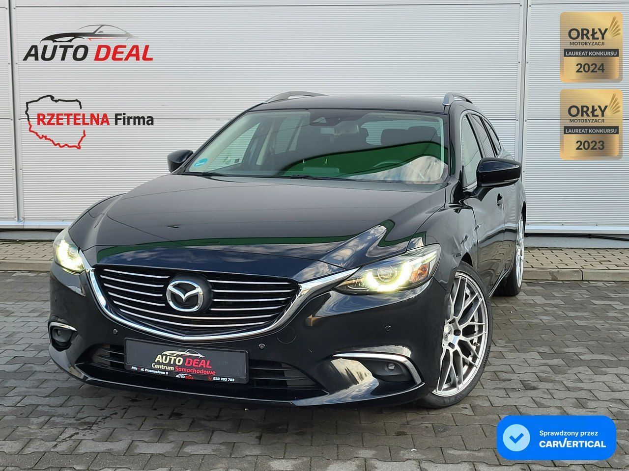 Mazda 6 2.0 i 145KM, Nawigacja, Tempomat,1 ręka, Serwis, AUTO DEAL Piła