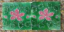 Duo de azulejos do início século xx