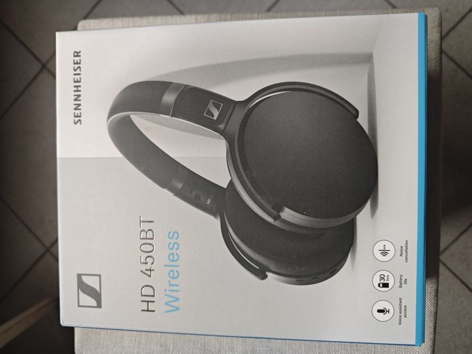 Навушники з мікрофоном Sennheiser HD 450 BT Black (508386)