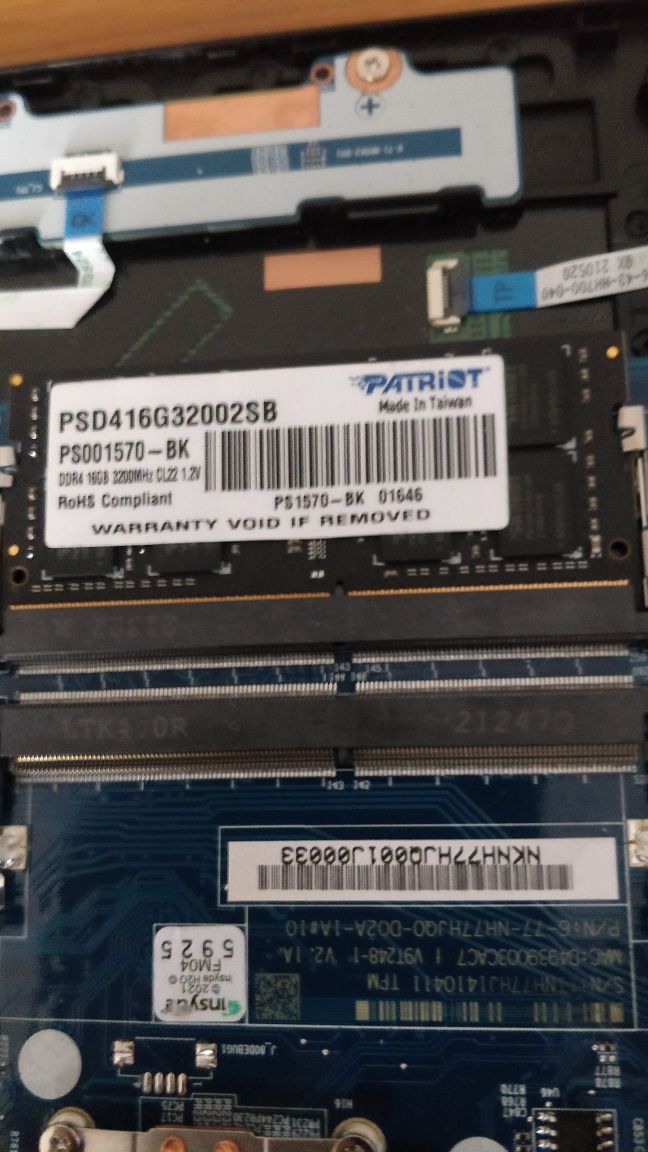 Laptop Dream Machines RG3050-17PL26 – uszkodzony most