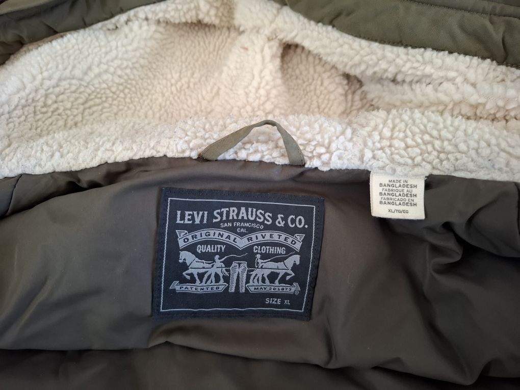 Kurtka puchowa męska Zimowa Levi's XL