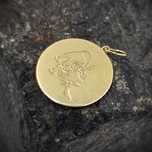 Złota Przywieszka APART Znak Zodiaku LEW Próba 750 18K 0,63g 1,5cm