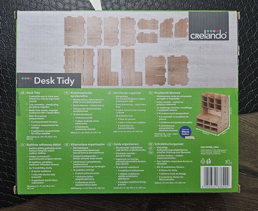 Przybornik orfanizer na biurko CRELANDO