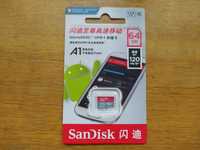 Карта памяти SanDisk microSDXC UHS-I 64GB