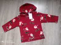Sweterek świąteczny bluza z kapturem h&m rozmiar 92 nowy z metką