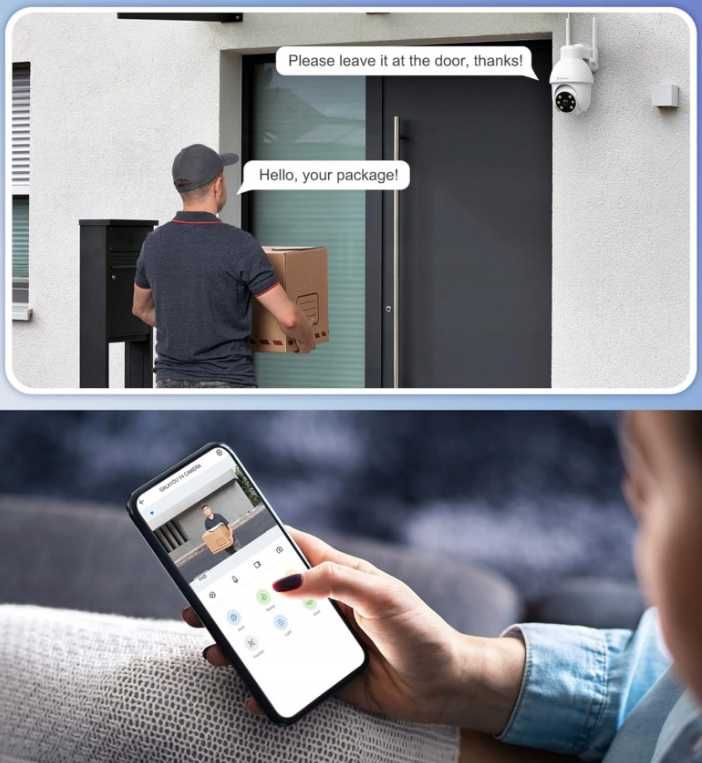 GALAYOU 2K Y4 Kamera zewnętrzna monitoring WiFi 360