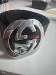 Pasek gucci nowy czarny zielono czerwony
