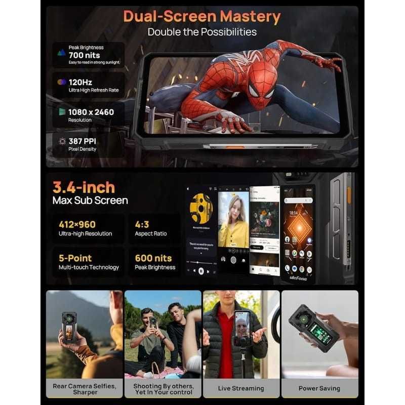 Ulefone Armor 33 Pro 5G 16GB/512GB 25500mAh IP69K 2.5GHz