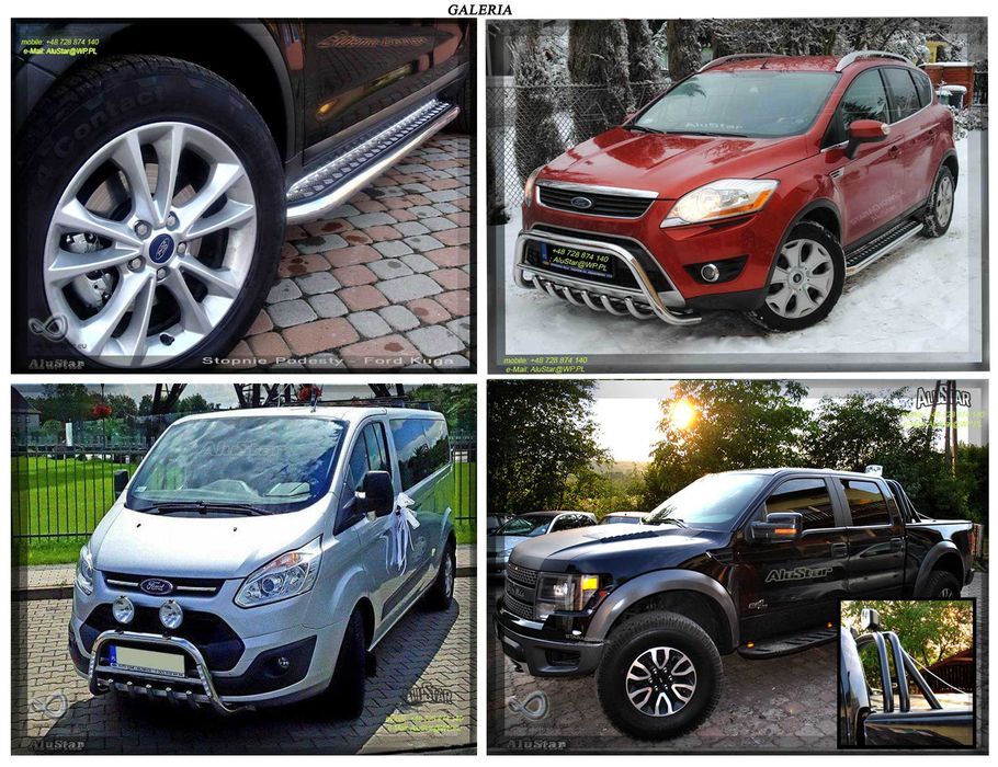 Relingi dachowe Ford Transit Custom 2012+ KRÓTKI