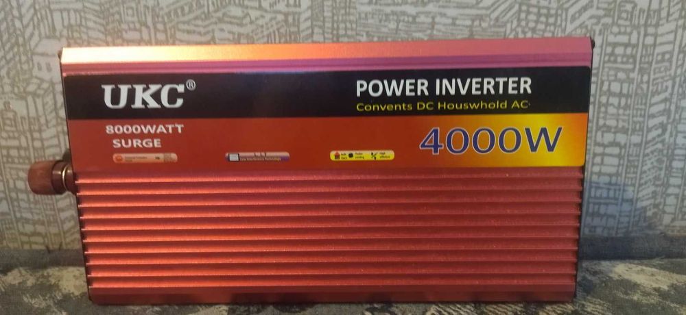 Преобразователь авто (инвертор) Ukc 24V-220V AR 4000W