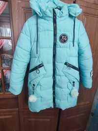 Зимова куртка для дівчинки 135-140см
