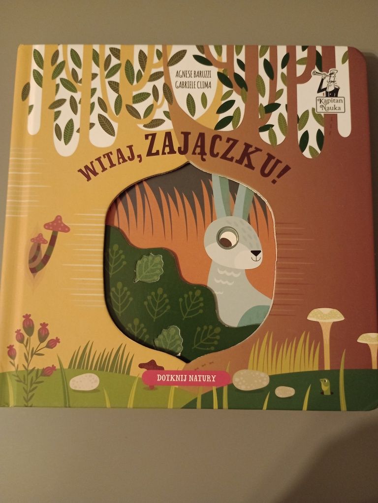 Witaj, Zajączku! Książka Kapitan Nauka - Dotknij natury