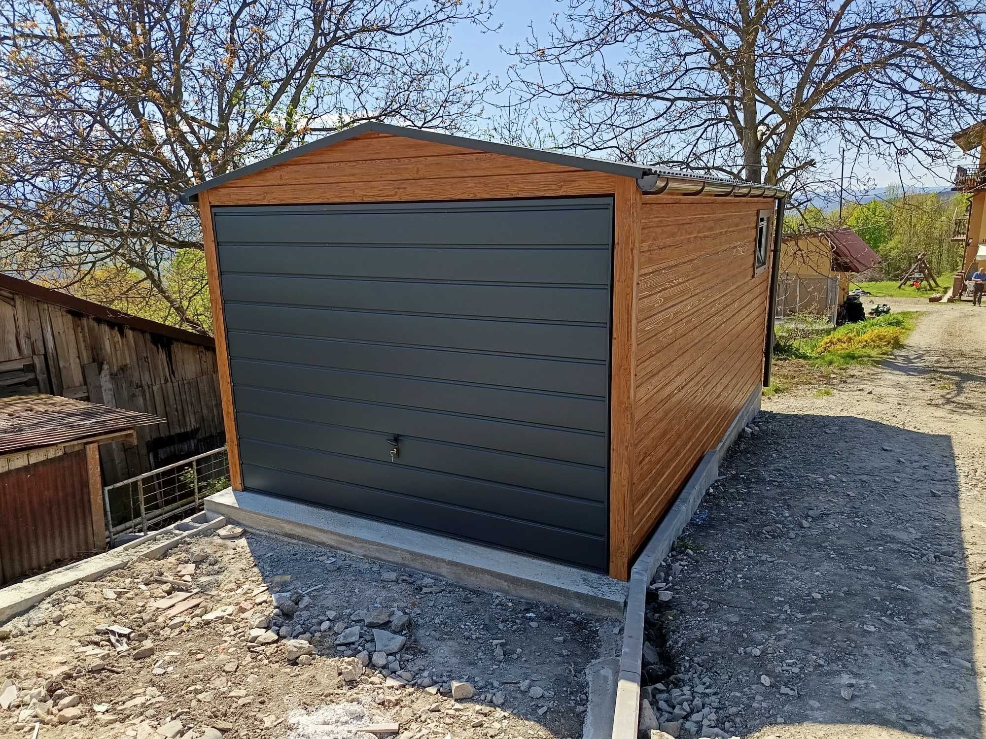 Garaż blaszany garaz blaszak 3x5 garaże blaszane 5x7 6x6 profil kolor