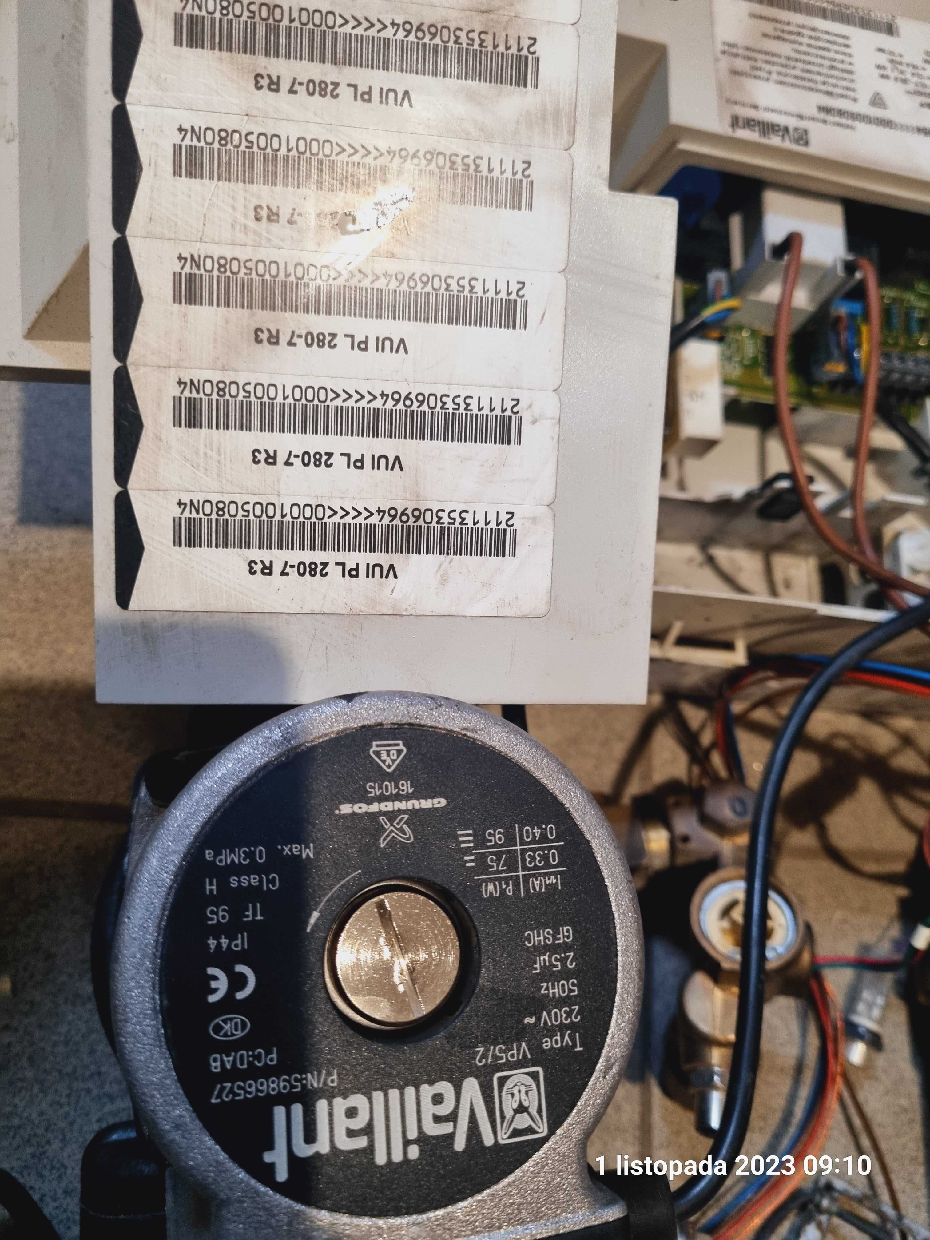 Części z demontażu Vaillant VUI 280 - 7 R3