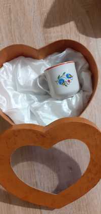 Kubek kaszubska porcelana -Lubiana k.Kościerzyny