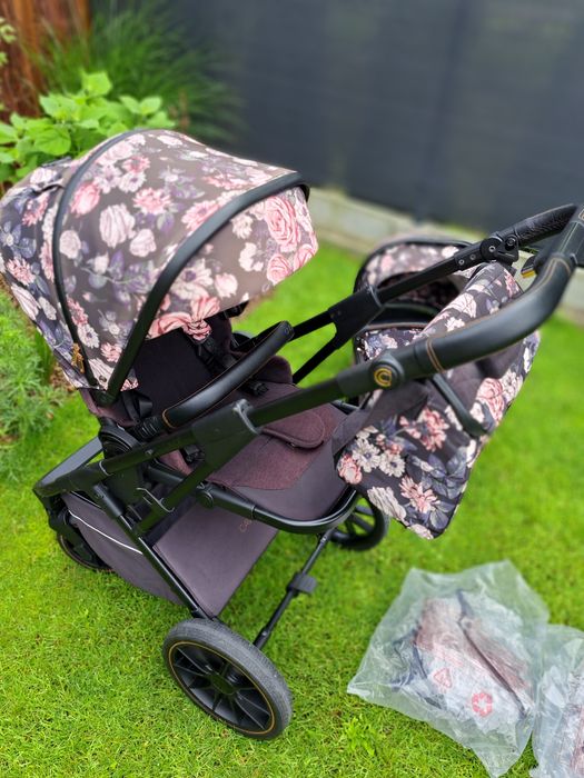 Śliczny wózek 2w1 Cavoe Axo Style La Rose bdb