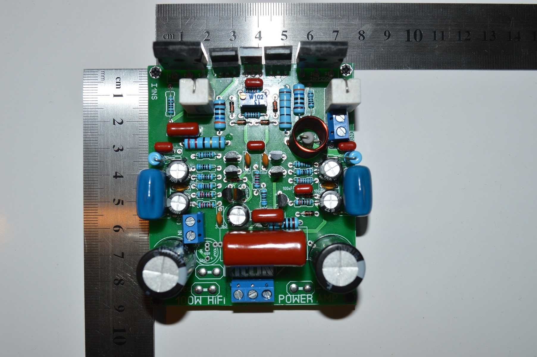 Транзисторний підсилювач MOSFET, 100W