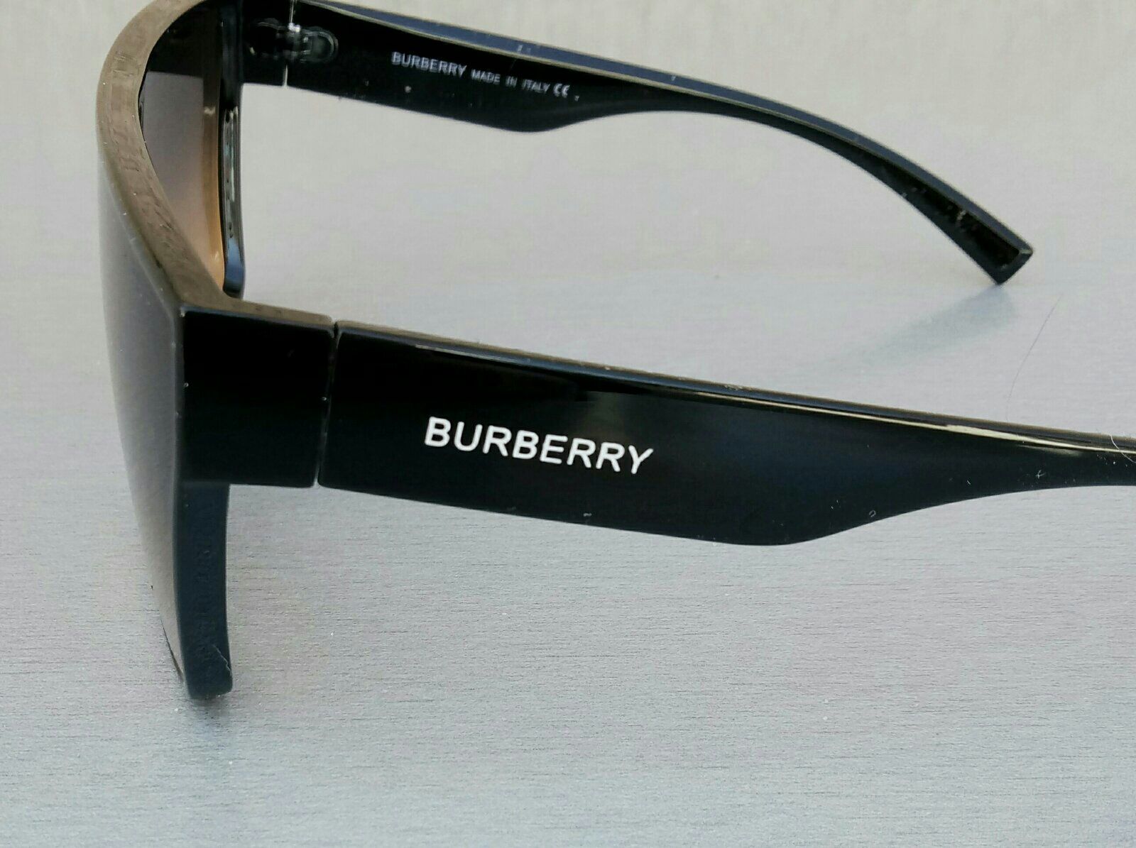 Burberry женские очки маска с очень красивым коричнево беж градиентом
