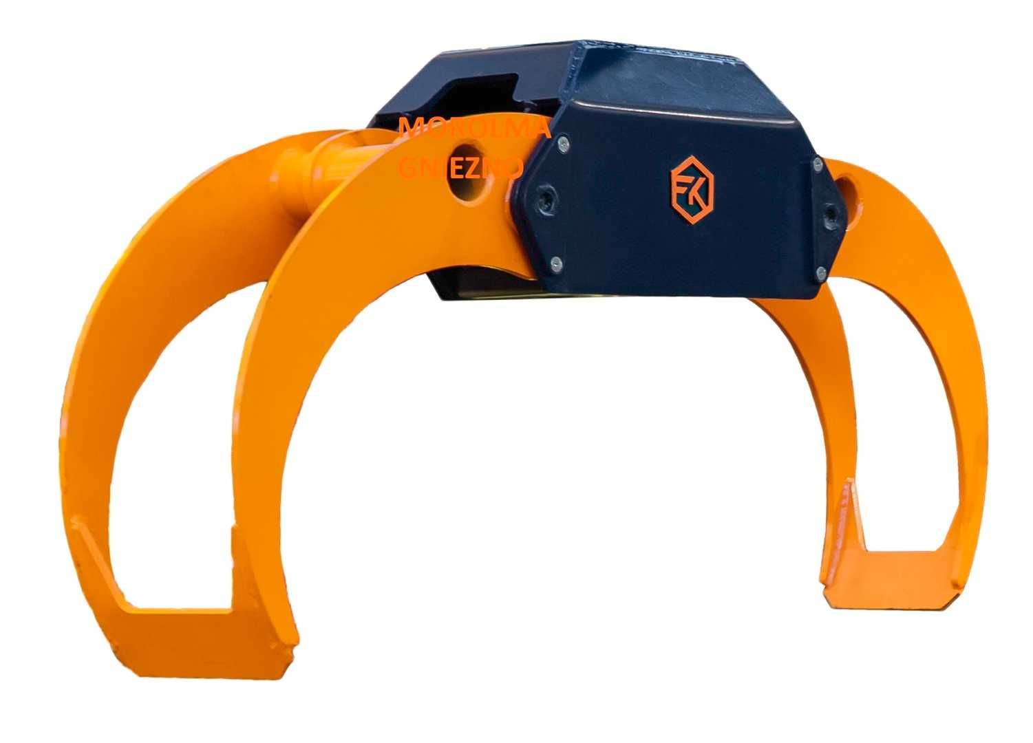 Chwytak kleszcze do drewna bali R27 34 49 FK MACHINERY przyczepa leśna