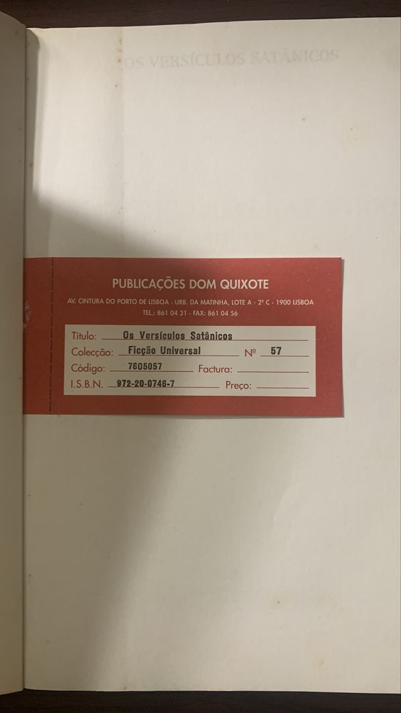 Os versículos satânicos
