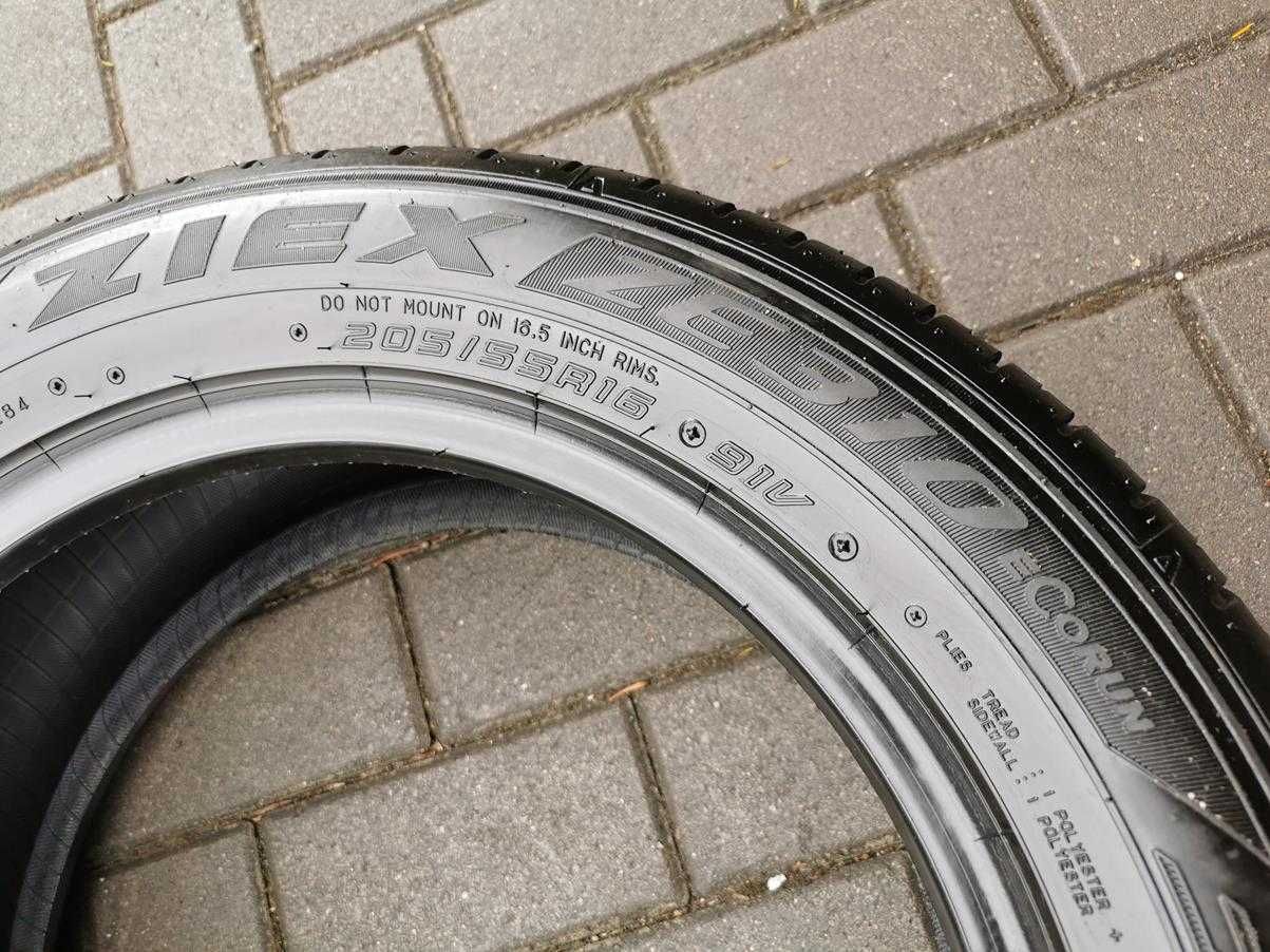 205/55 91V R16 FALKEN ZE310 EcoRun 8mm 2023r jakNOWE Letnie Opony 2szt