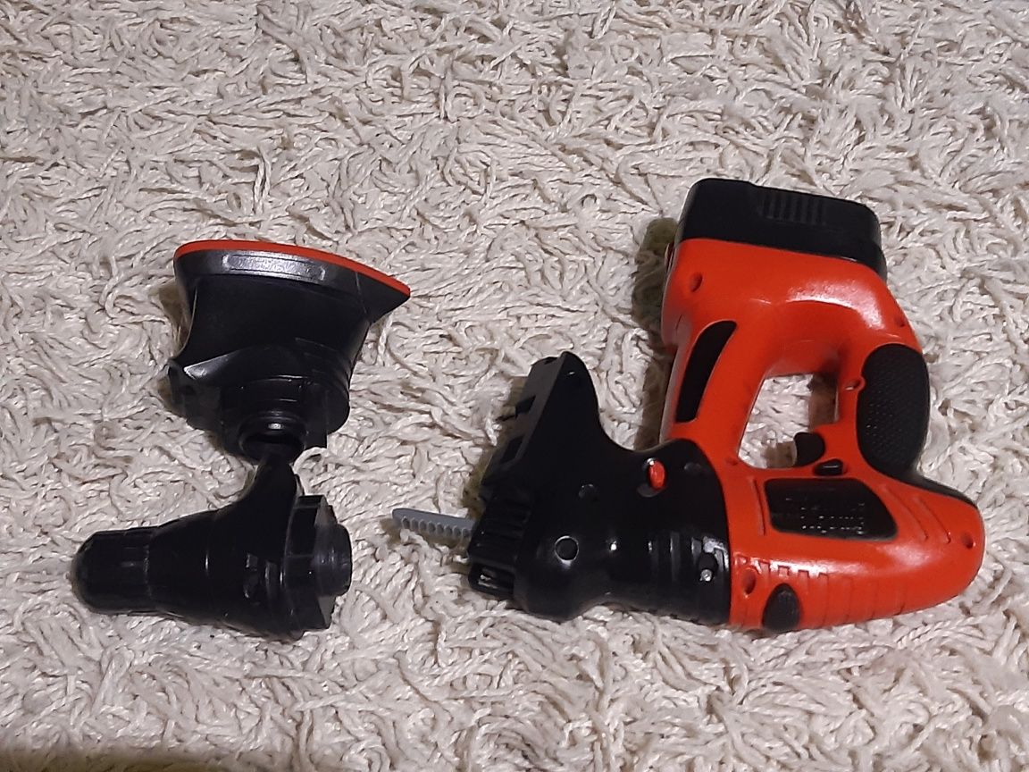 Wiertarka szlifierka wyrzynarka 3 w1 Black & Decker zabawka dla dzieci