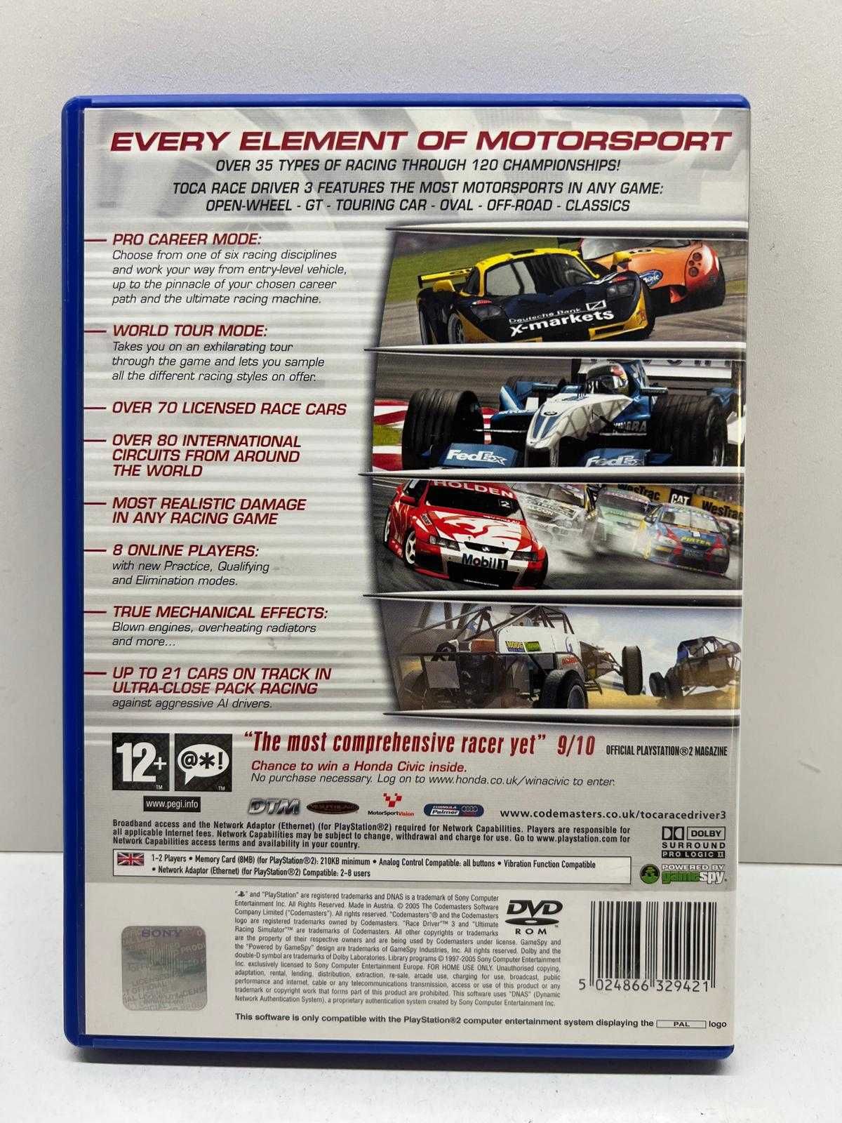PS2 - ToCA Race Driver 3