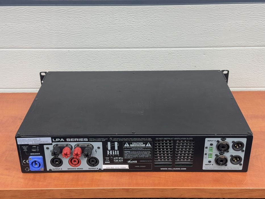 Estradowa końcówka mocy Hill Audio LPA1400 2x450w okazja najtaniej