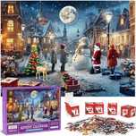 Kalendarz adwentowy 2024 puzzle na Boże Narodzenie 1008 dla dorosłych