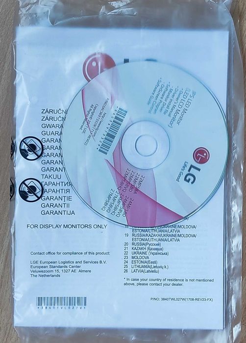 Monitor 24 cale IPS LG 24MP58VQ-P czarny 1920 x 1080 FullHD DVI HDMI