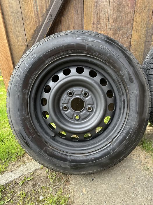 Koła 15" | felgi 5x114,3 | opony zimowe Aplus A502 195/65 R15 91 H