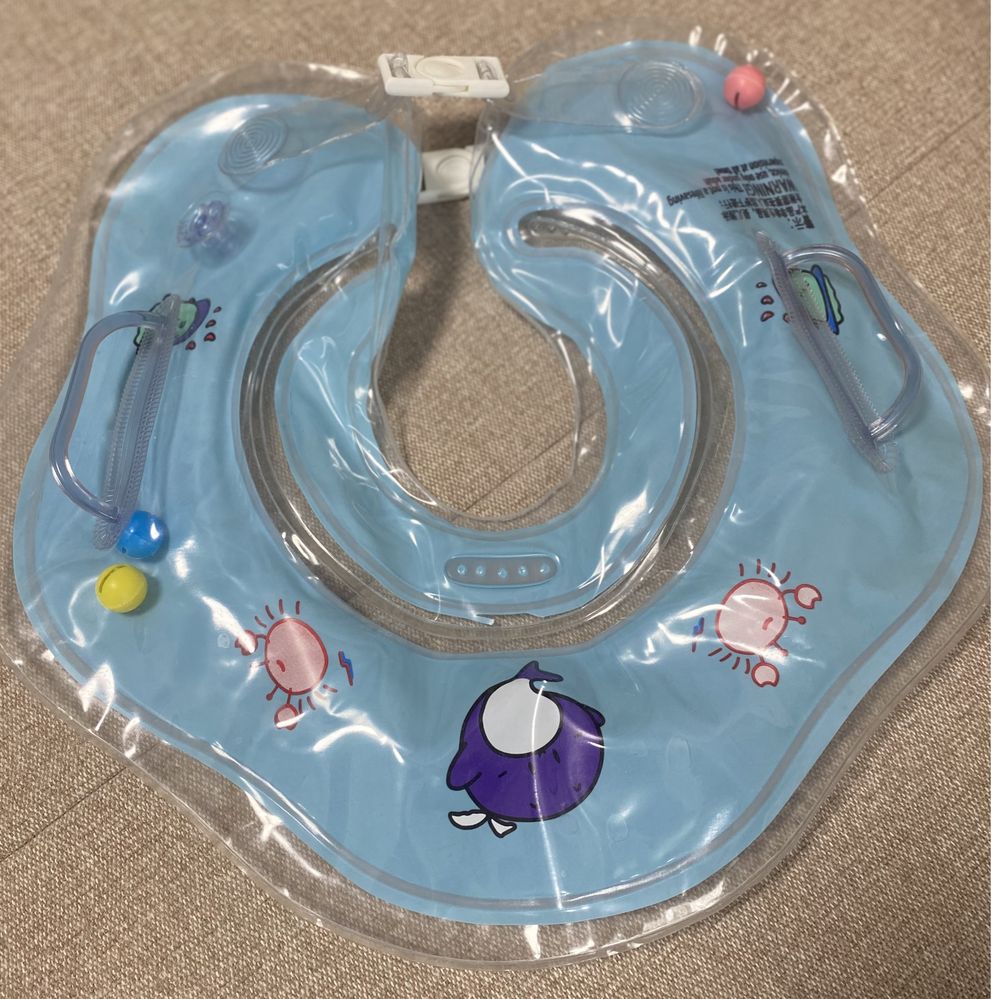 Надувной круг для купанння немовля з брязкпльцями