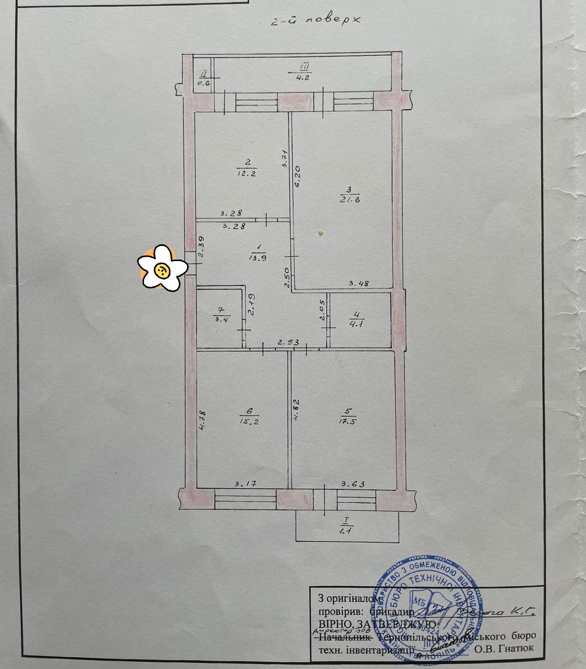 Продаж квартири у центрі міста 3кім 93.8 м кв