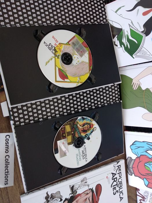 Colecção completa CDs /livros a República das Artes, música cinema etc