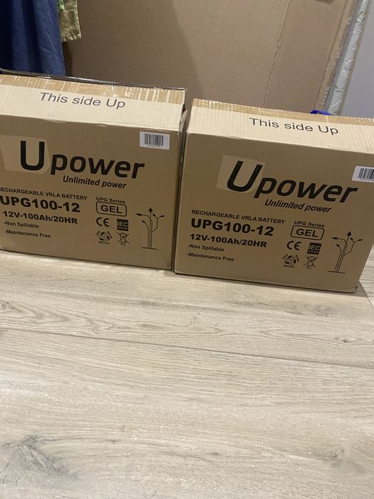 Гелевый АКБ 100ач Upower