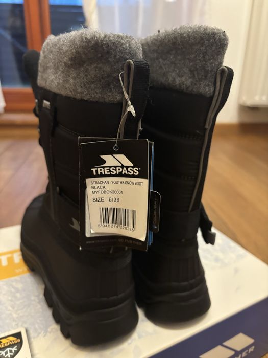 Trespass śniegowce buty na zimę, rozm.6/39 NOWE