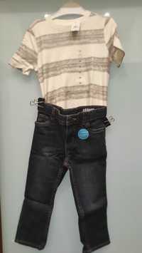 Нові з біркою футболка Old Nevy джинси США 3-4 роки
