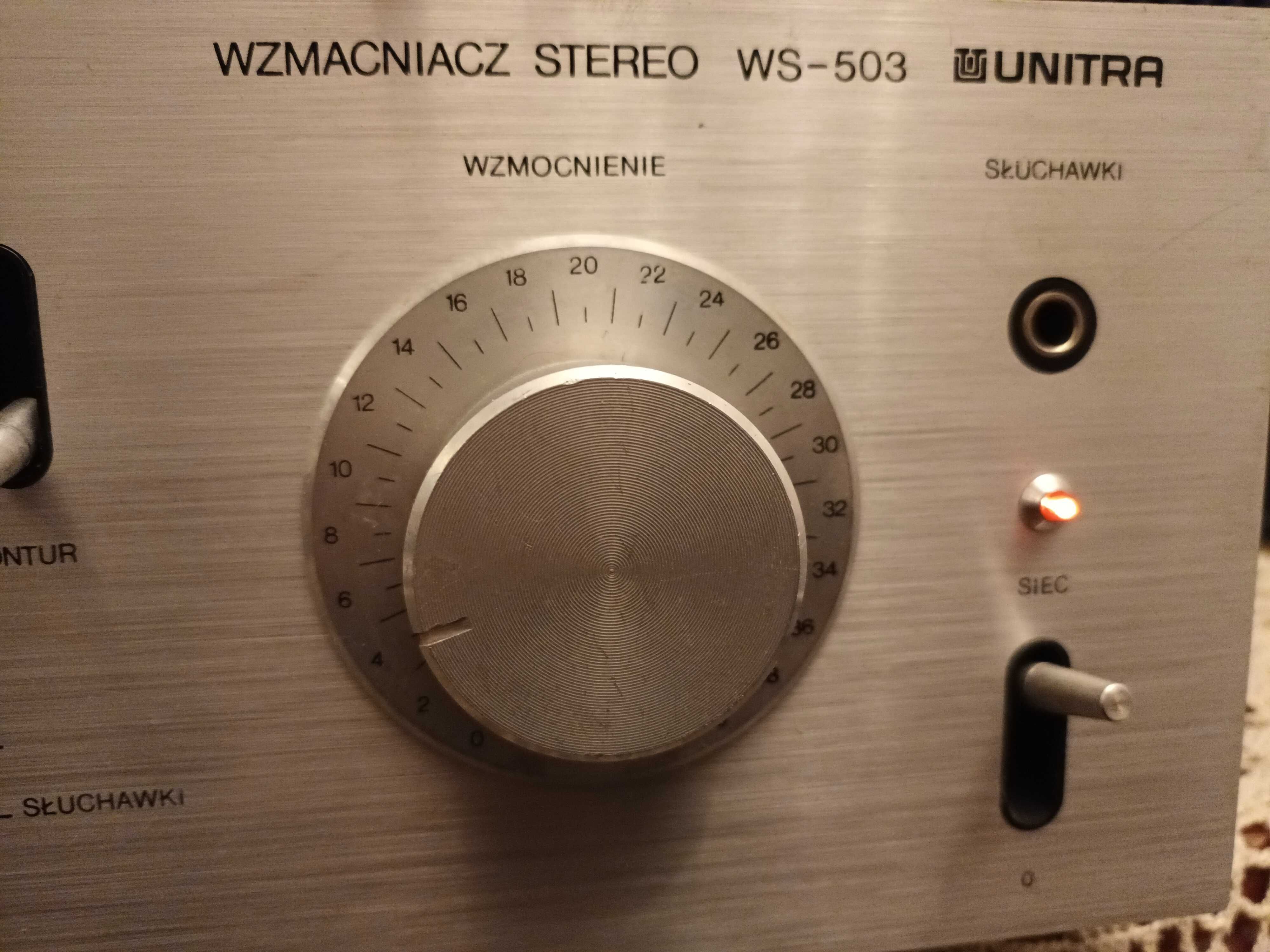Wzmacniacz Unitra WS 503 + Onkyo T 5000