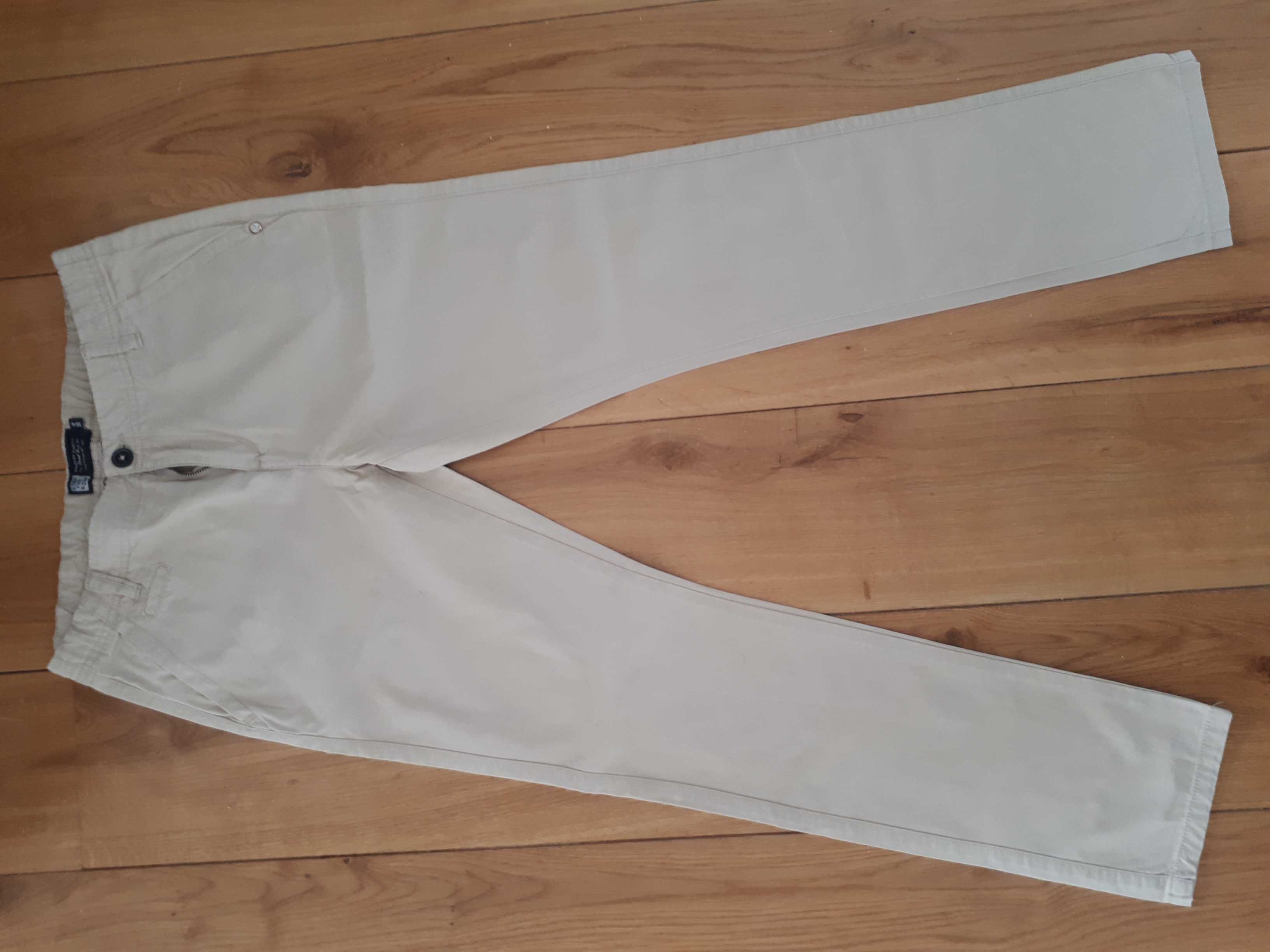 J.nowe spodnie chinos C&A 164 170 jansy beż, ideał