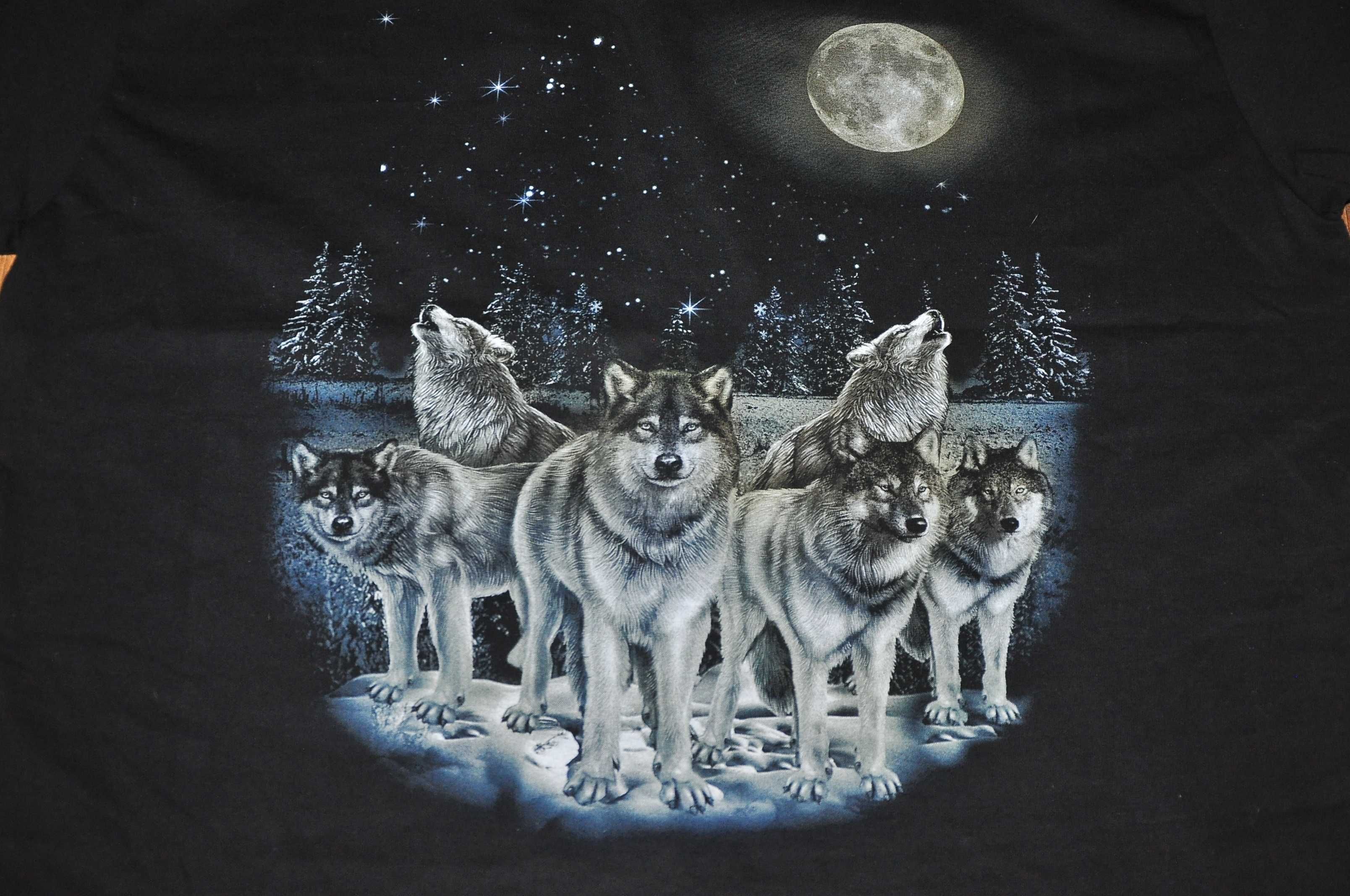 Wilk,Wilki,Kobieta,Wadera - koszulka XXL WILD Nowa Gotyk,Metal