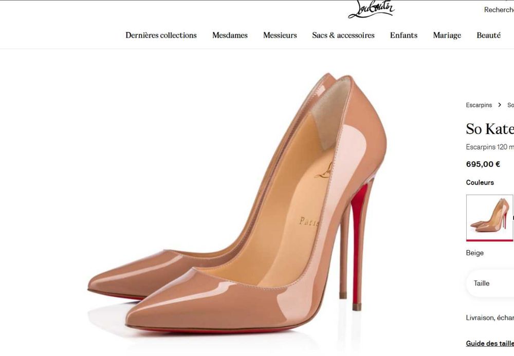 Легендарні туфлі Christian Louboutin so Kate - оригінал 37 (36)