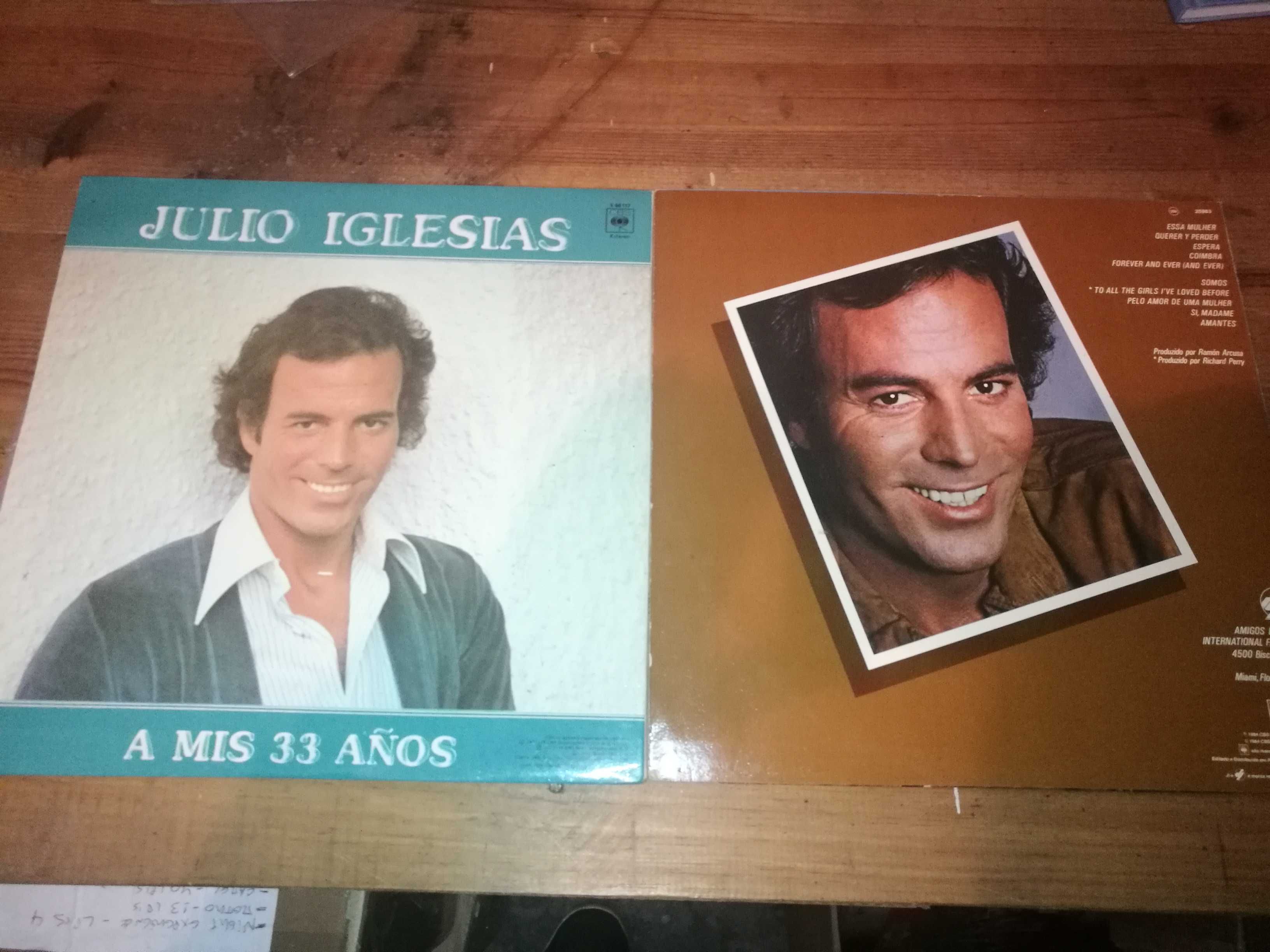 9 Lps do JULIO IGLESIAS (preços diferentes)