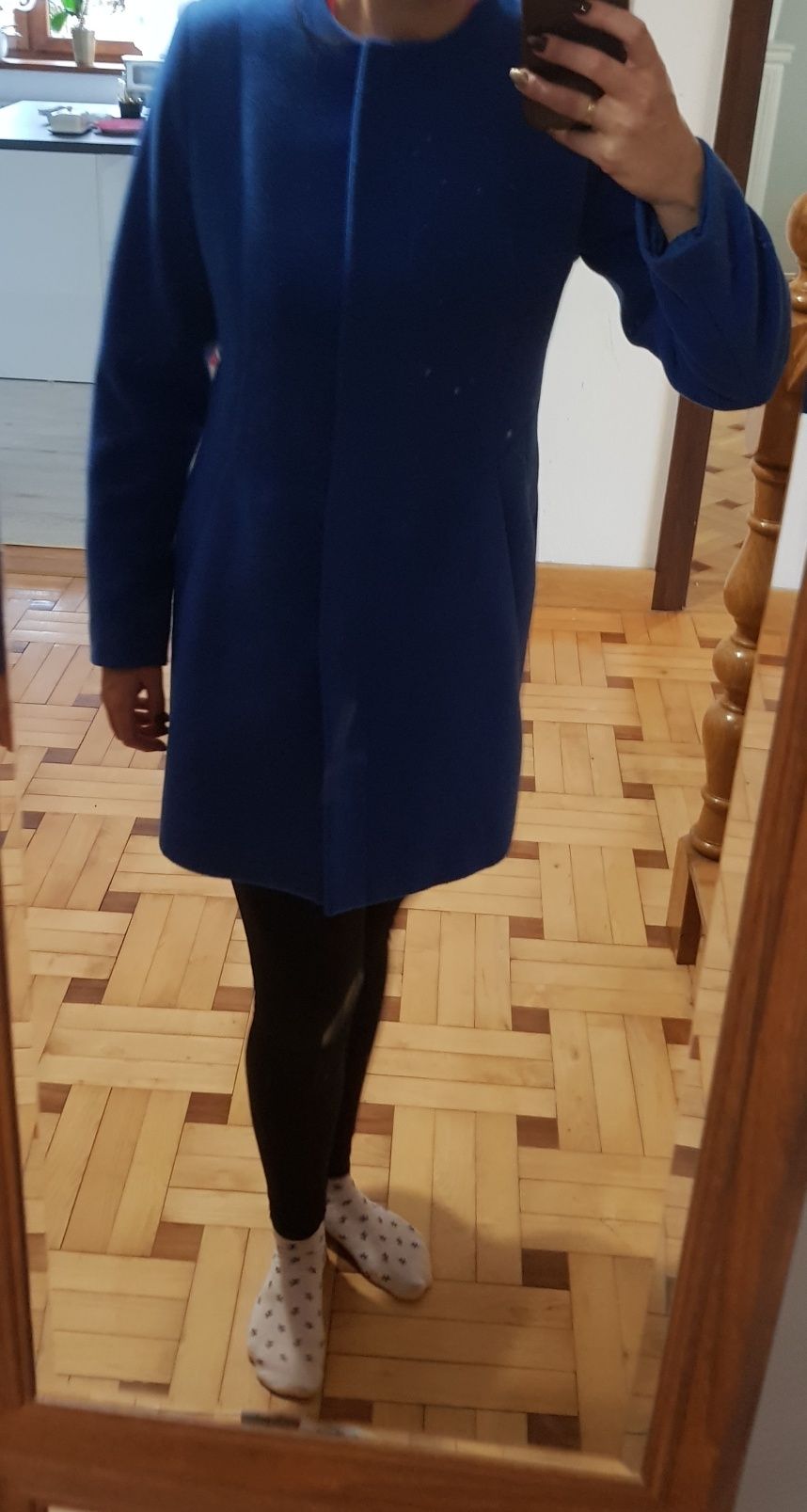 zimowy płaszcz damski, L/XL