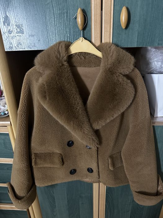 ДубленкаТедди мех натуральный р.44-46цена 2000грн.