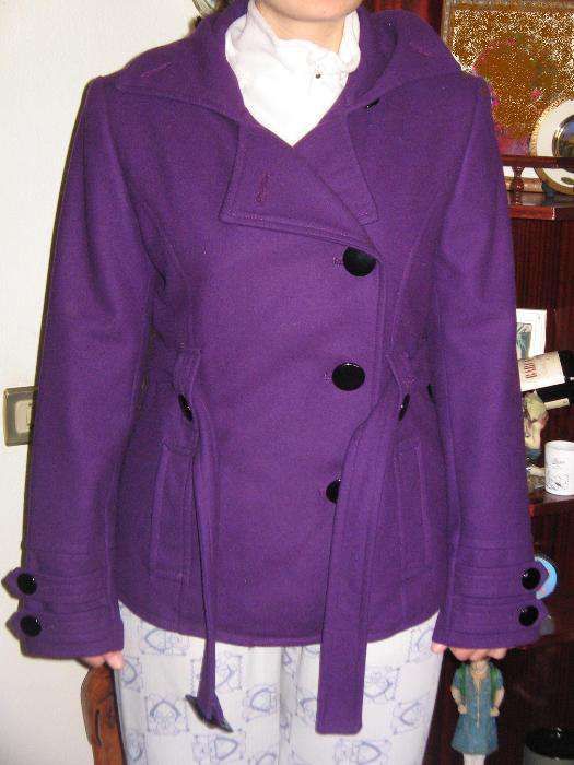 Casaco de Inverno Roxo