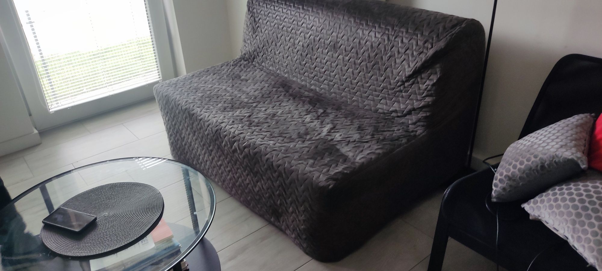 Sofa rozkładana Ikea z wymiennymi pokrowcami