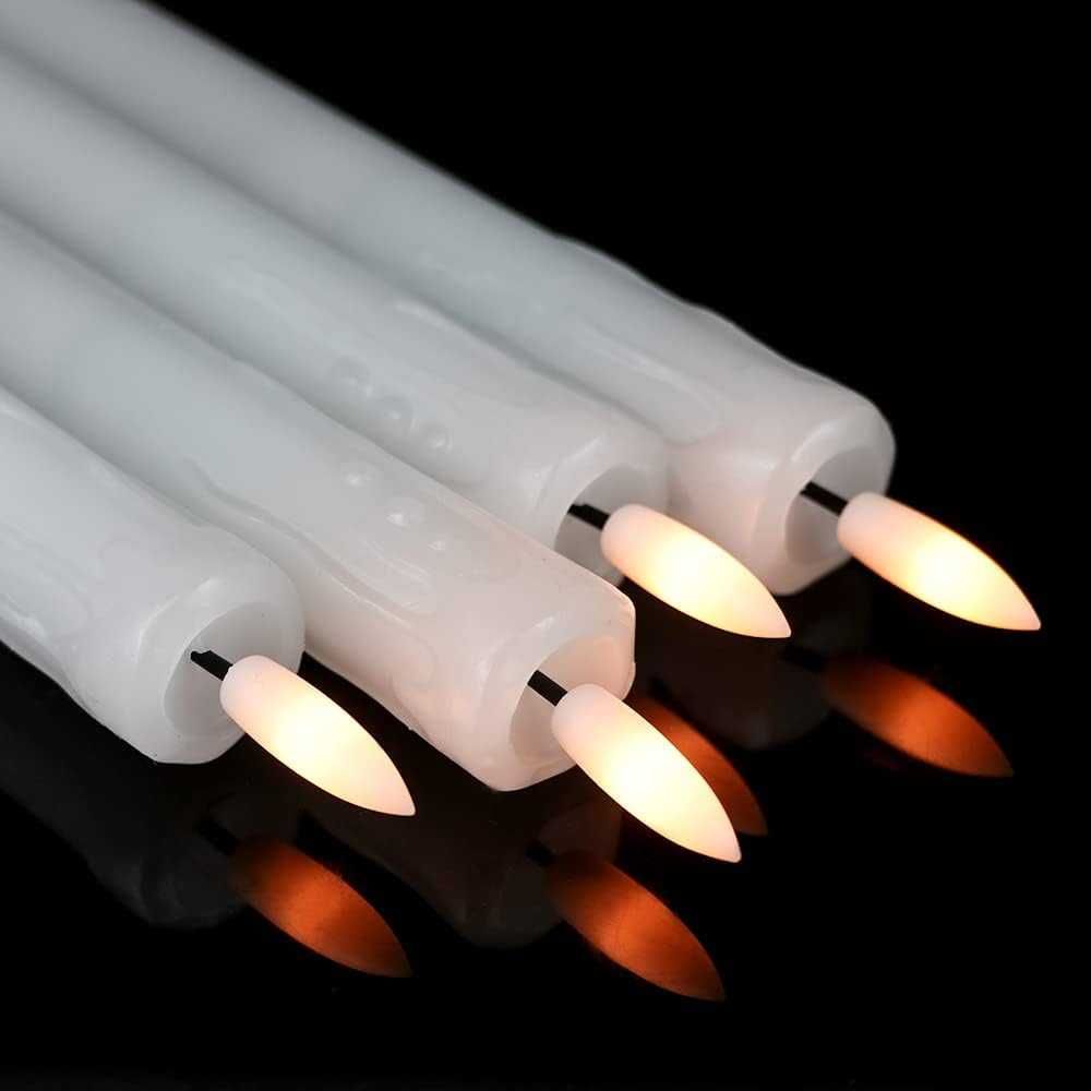 Świece LED bezpłomienne bezogniowe bezpieczne z pilotem zdalnym 6sztuk